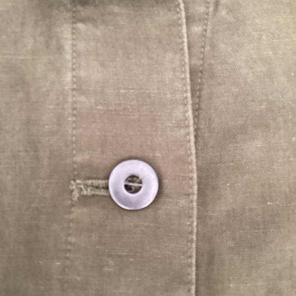 NWT Eileen Fisher crop linen jacket oversize size M - Picture 8 of 9